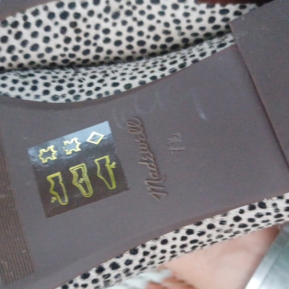 NWOT MADEWELL The Adelle Ballet Flat Leather Calf Hair Sz 7.5 - Picture 12 of 14